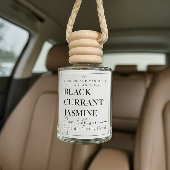 Black Currant Jasmine Car Diffuser | Aromatherapy | Floral Scent | 8ml Diffuser - Picture 2 of 5